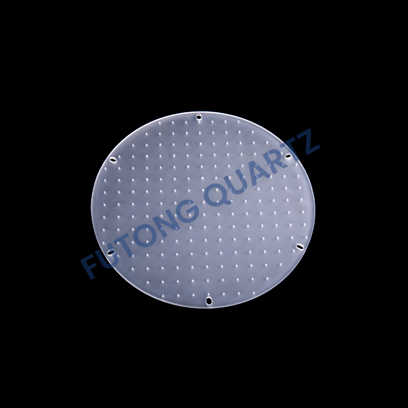 Quartz Wafer With Holes 